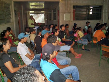 Palestra para a comunidade da Chapada dos Guimarães